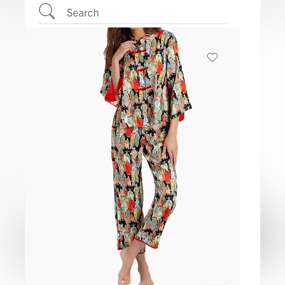 Natori Dynasty PJ set Top and Bottom